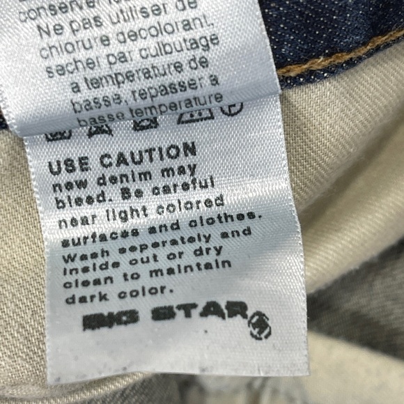 Big Star Union Regular Straight Men’s Denim Jeans Size 34X30 - Picture 2 of 7